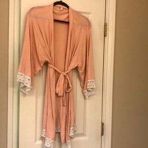 Pinkblush Pink Lacey Robe